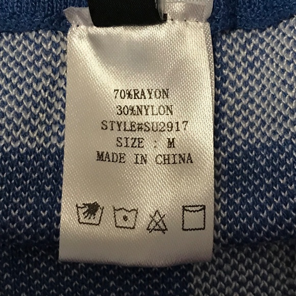 Knit Shorts Set Crop Top Knit Short Checks 2 Piece Shorts Set Blue Size Medium - Picture 13 of 16